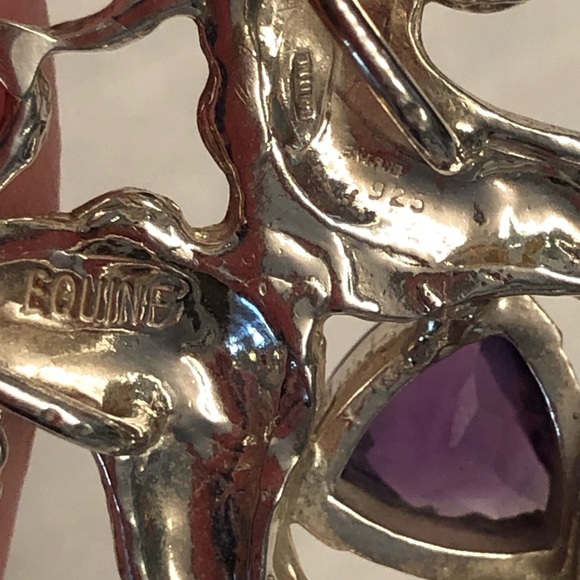 Gorgeous Sterling Silver Amethyst Necklace - Picture 5 of 5